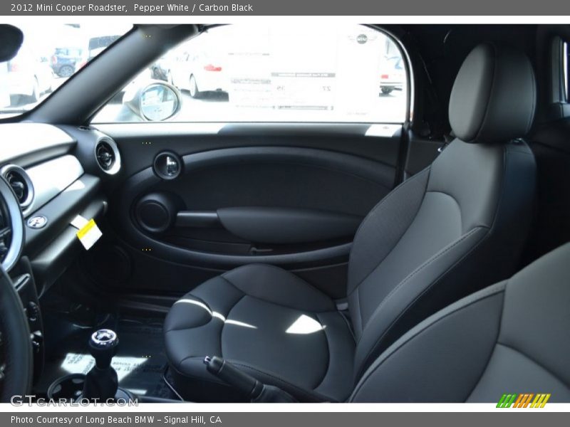 Pepper White / Carbon Black 2012 Mini Cooper Roadster