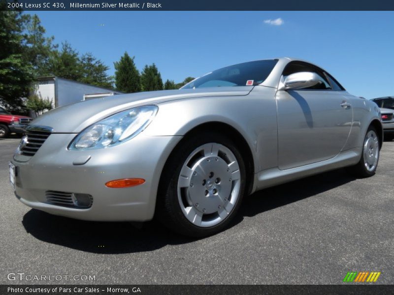 Millennium Silver Metallic / Black 2004 Lexus SC 430