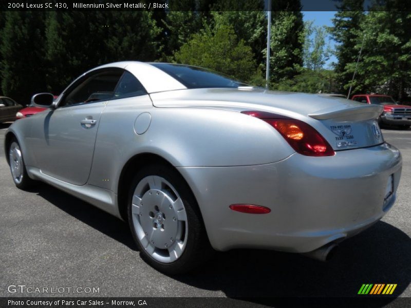 Millennium Silver Metallic / Black 2004 Lexus SC 430