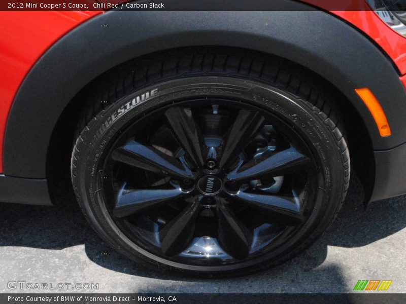 Chili Red / Carbon Black 2012 Mini Cooper S Coupe