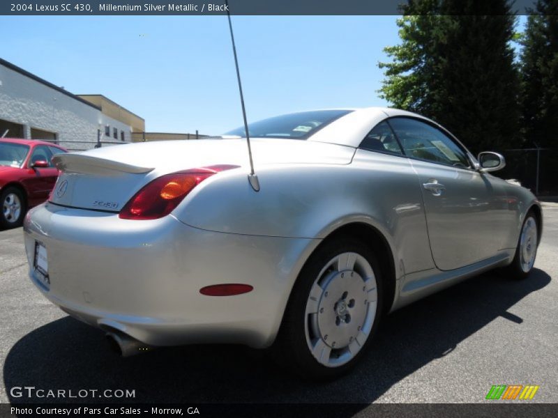 Millennium Silver Metallic / Black 2004 Lexus SC 430