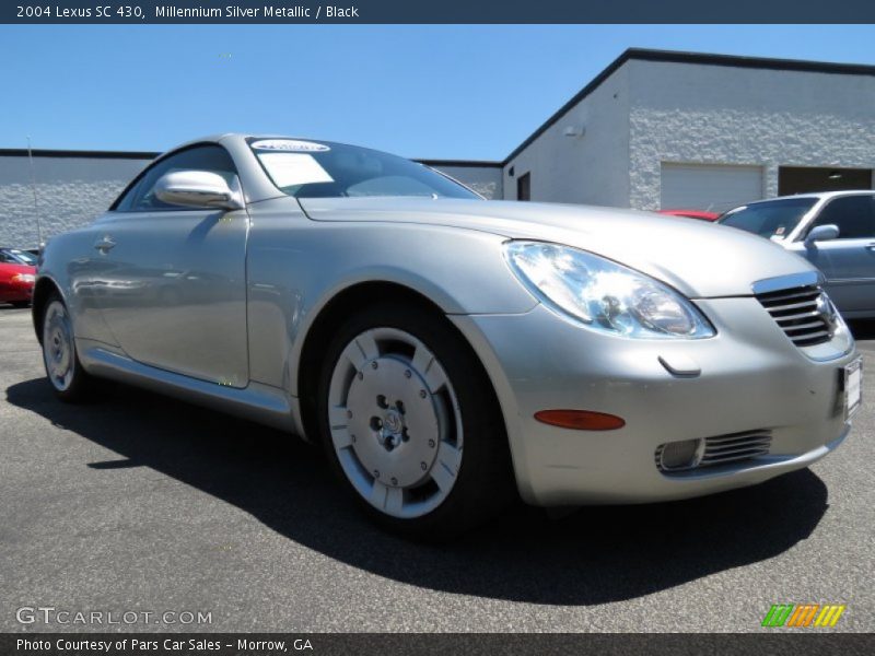 Millennium Silver Metallic / Black 2004 Lexus SC 430