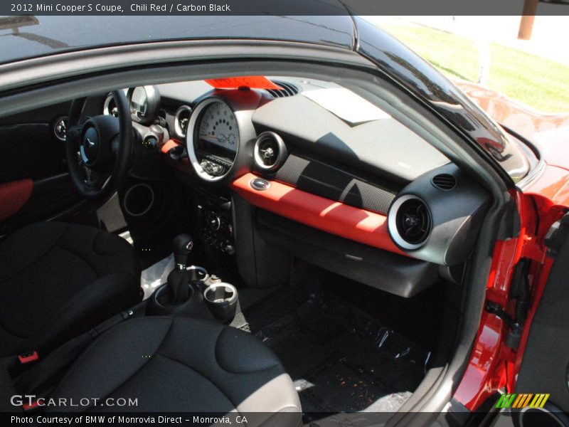 Chili Red / Carbon Black 2012 Mini Cooper S Coupe
