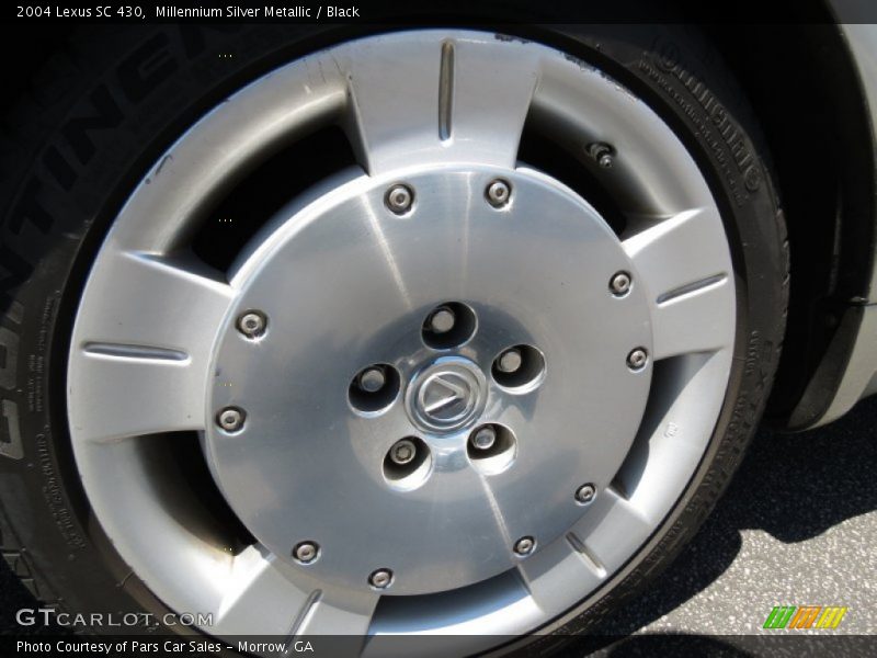 Millennium Silver Metallic / Black 2004 Lexus SC 430