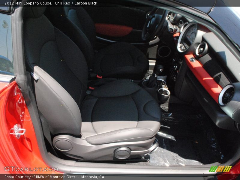 Chili Red / Carbon Black 2012 Mini Cooper S Coupe