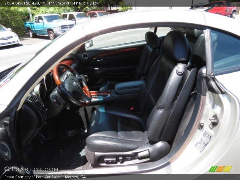 Millennium Silver Metallic / Black 2004 Lexus SC 430