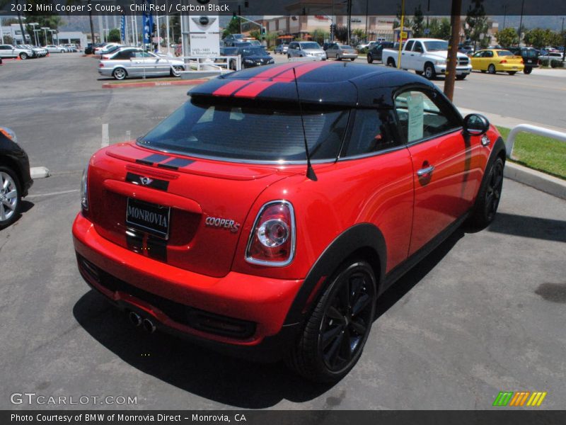 Chili Red / Carbon Black 2012 Mini Cooper S Coupe