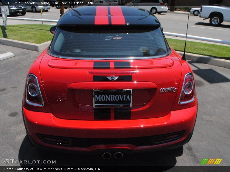 Chili Red / Carbon Black 2012 Mini Cooper S Coupe