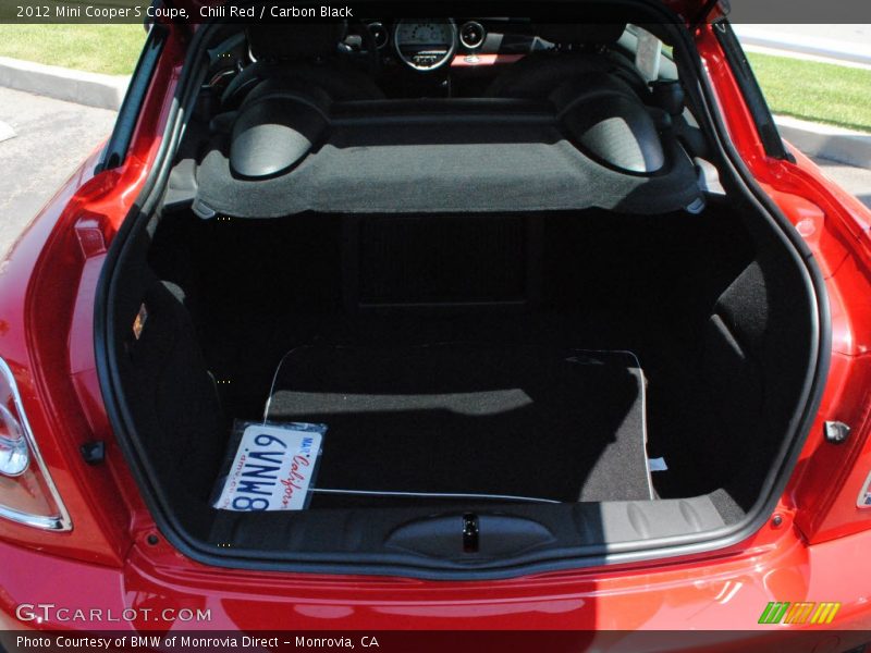 Chili Red / Carbon Black 2012 Mini Cooper S Coupe
