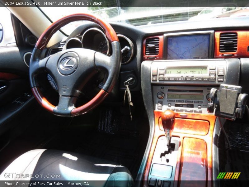 Millennium Silver Metallic / Black 2004 Lexus SC 430
