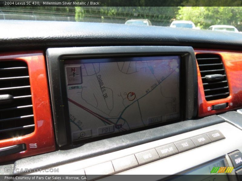 Millennium Silver Metallic / Black 2004 Lexus SC 430