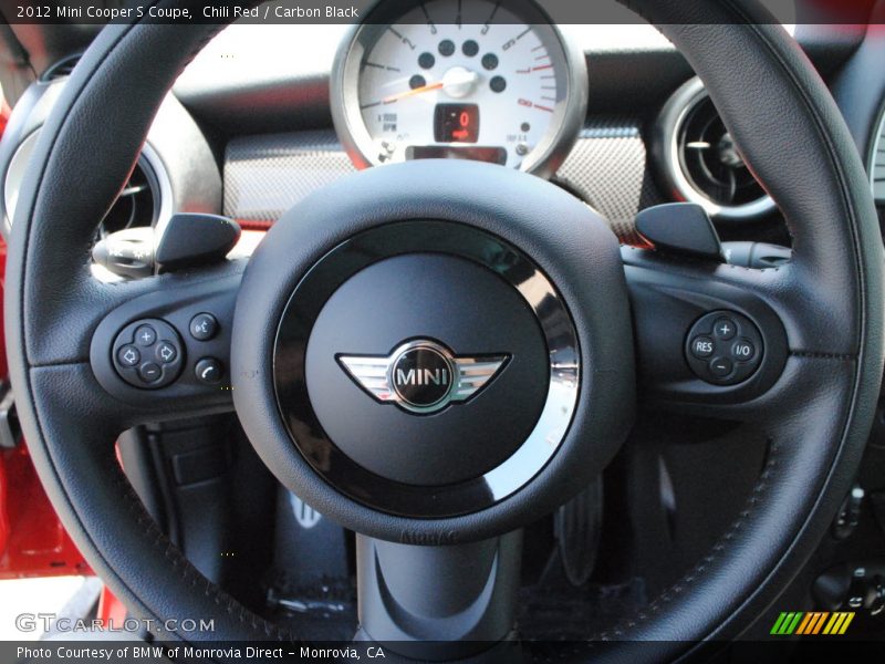 Chili Red / Carbon Black 2012 Mini Cooper S Coupe