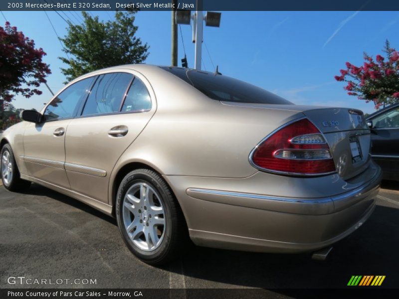 Desert Silver Metallic / Java 2003 Mercedes-Benz E 320 Sedan