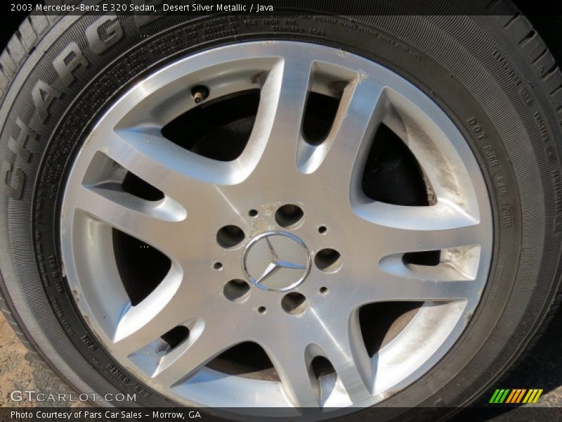 Desert Silver Metallic / Java 2003 Mercedes-Benz E 320 Sedan