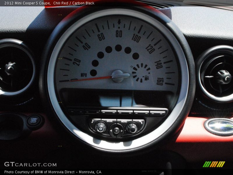 Chili Red / Carbon Black 2012 Mini Cooper S Coupe