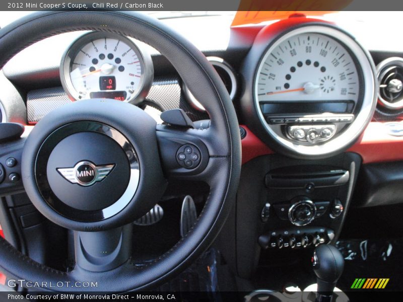 Chili Red / Carbon Black 2012 Mini Cooper S Coupe