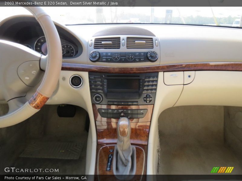 Desert Silver Metallic / Java 2003 Mercedes-Benz E 320 Sedan