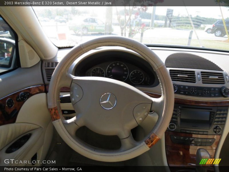 Desert Silver Metallic / Java 2003 Mercedes-Benz E 320 Sedan