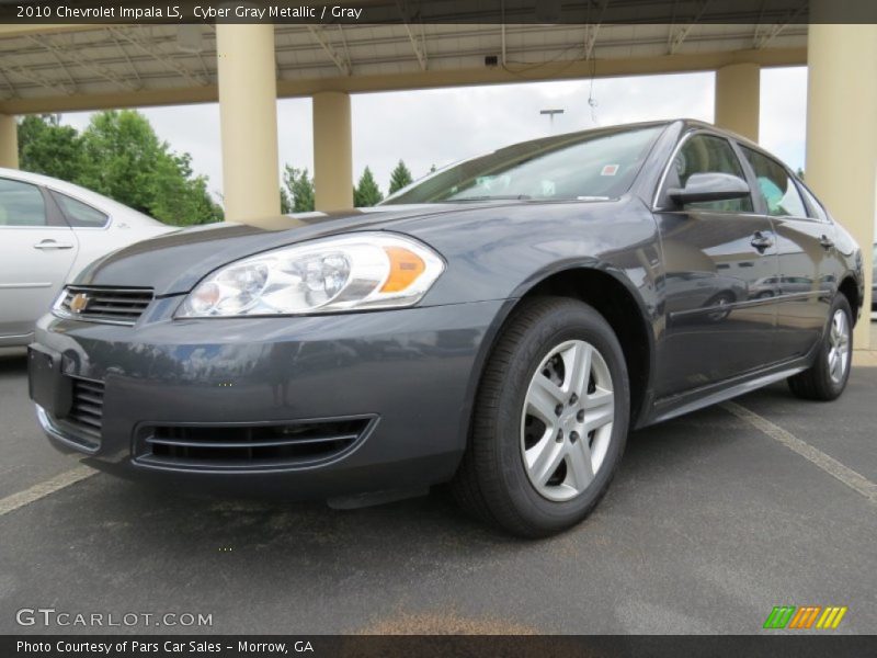 Cyber Gray Metallic / Gray 2010 Chevrolet Impala LS