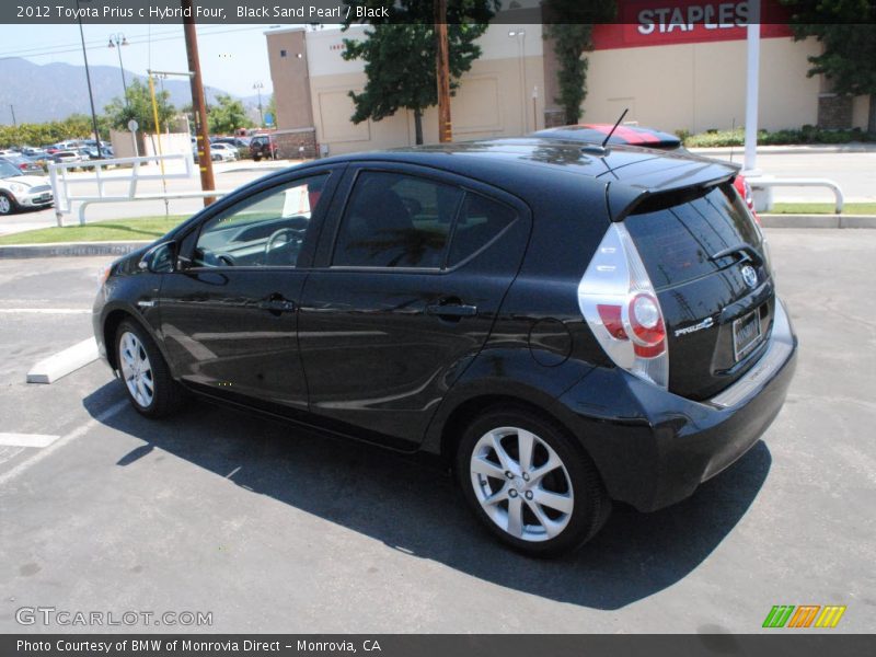 Black Sand Pearl / Black 2012 Toyota Prius c Hybrid Four