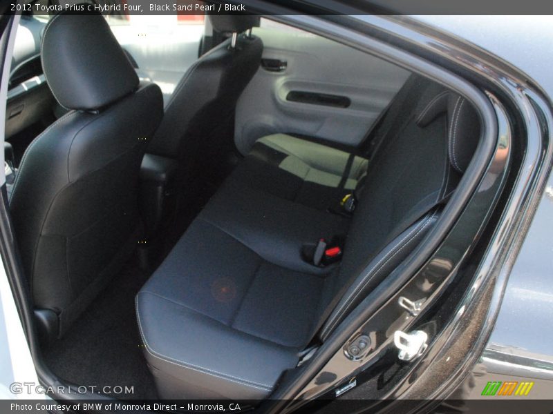 Black Sand Pearl / Black 2012 Toyota Prius c Hybrid Four
