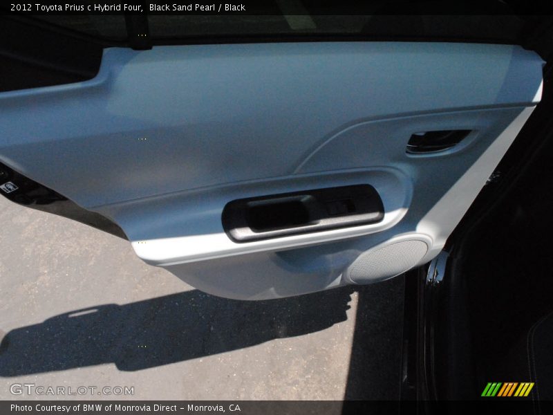 Black Sand Pearl / Black 2012 Toyota Prius c Hybrid Four