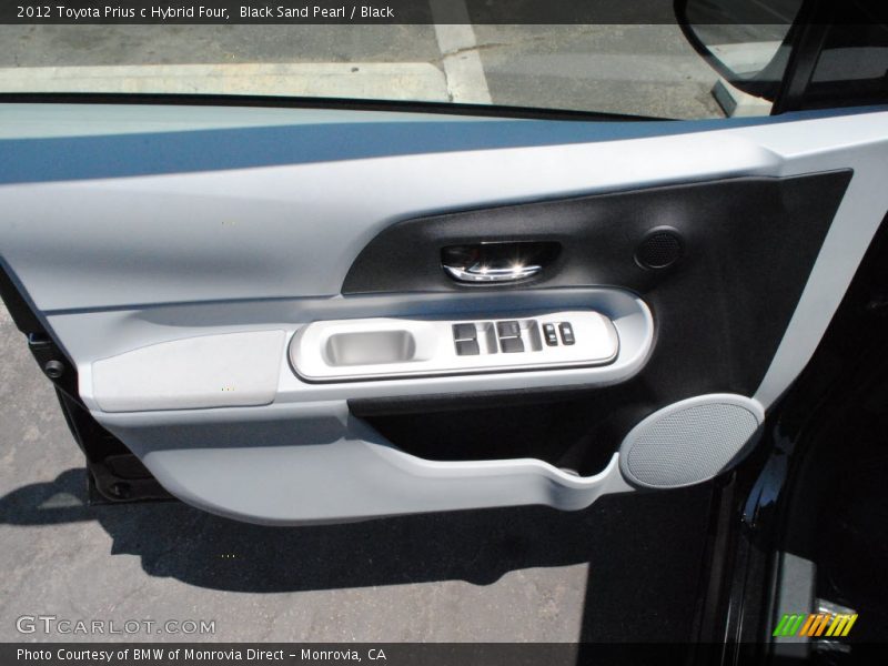 Black Sand Pearl / Black 2012 Toyota Prius c Hybrid Four