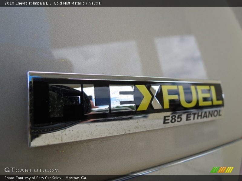 Gold Mist Metallic / Neutral 2010 Chevrolet Impala LT