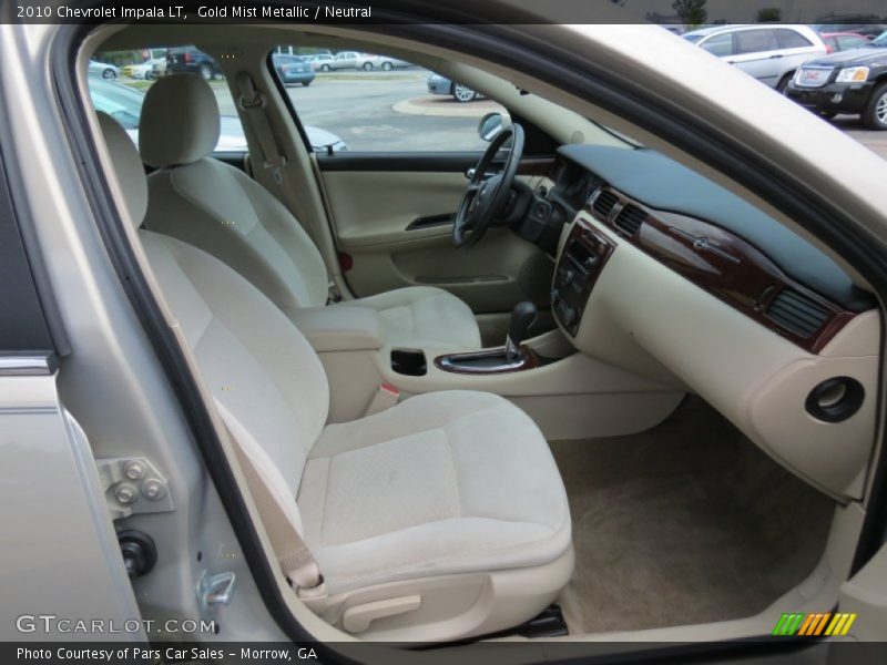 Gold Mist Metallic / Neutral 2010 Chevrolet Impala LT