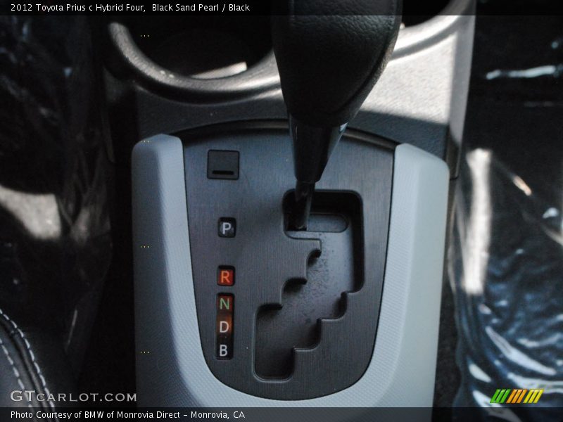Black Sand Pearl / Black 2012 Toyota Prius c Hybrid Four