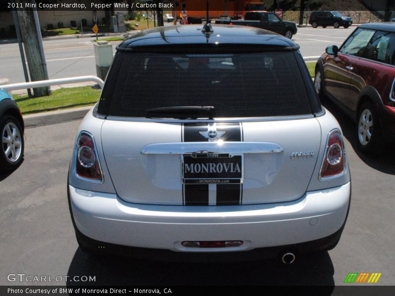 Pepper White / Carbon Black 2011 Mini Cooper Hardtop