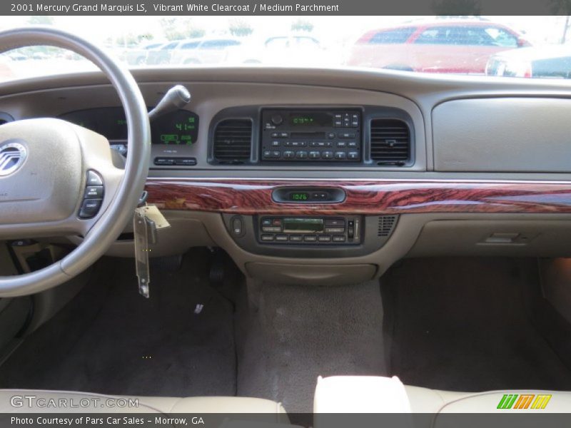 Vibrant White Clearcoat / Medium Parchment 2001 Mercury Grand Marquis LS