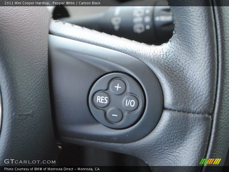 Pepper White / Carbon Black 2011 Mini Cooper Hardtop