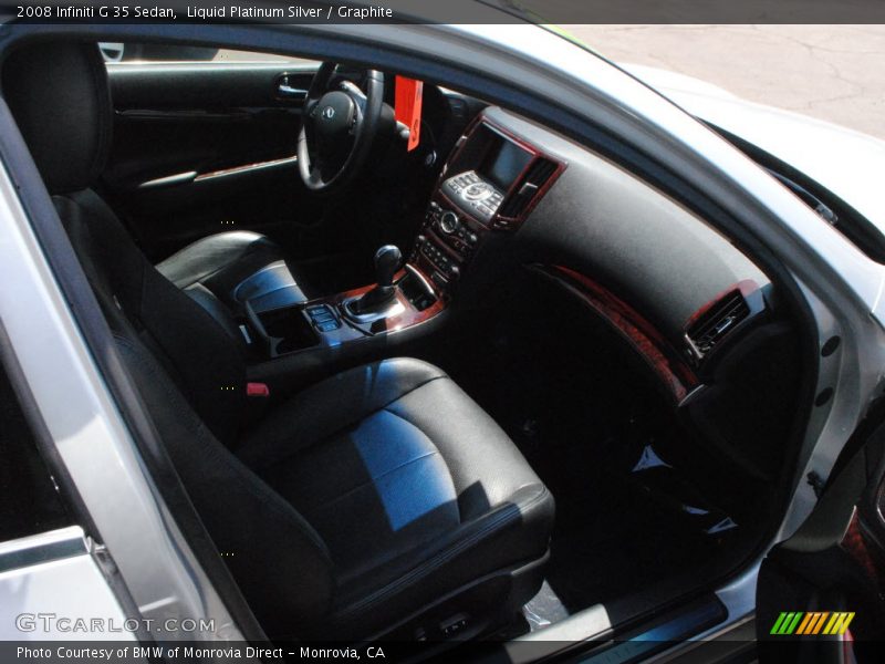 Liquid Platinum Silver / Graphite 2008 Infiniti G 35 Sedan