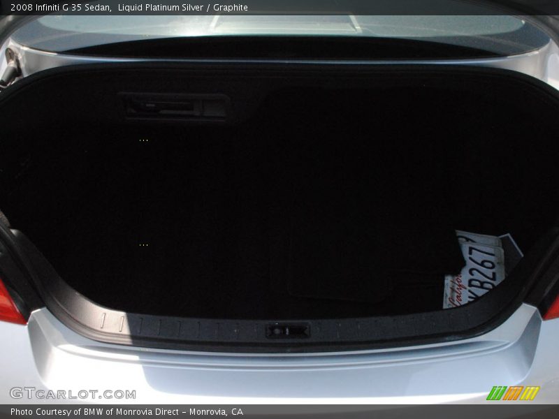 Liquid Platinum Silver / Graphite 2008 Infiniti G 35 Sedan
