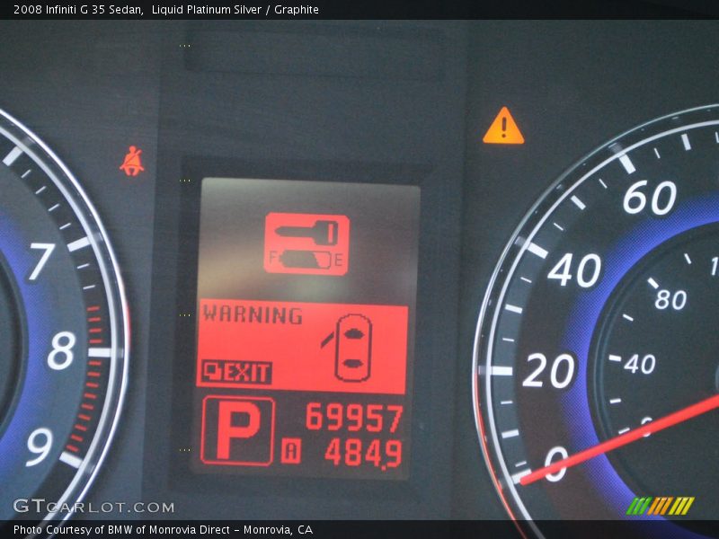 Liquid Platinum Silver / Graphite 2008 Infiniti G 35 Sedan
