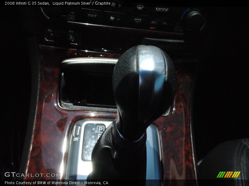 Liquid Platinum Silver / Graphite 2008 Infiniti G 35 Sedan