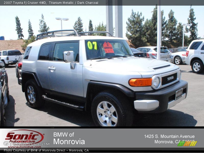 Titanium Metallic / Dark Charcoal 2007 Toyota FJ Cruiser 4WD