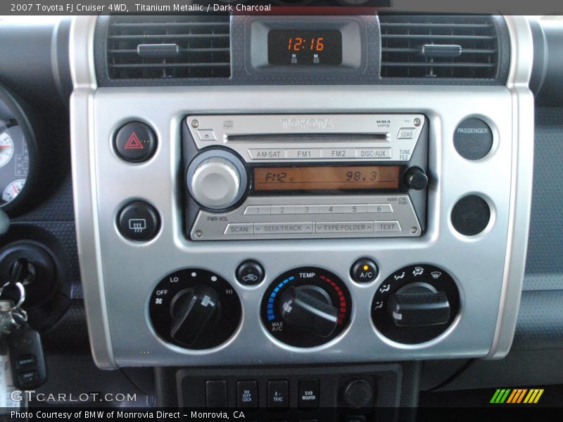 Titanium Metallic / Dark Charcoal 2007 Toyota FJ Cruiser 4WD