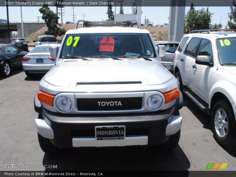 Titanium Metallic / Dark Charcoal 2007 Toyota FJ Cruiser 4WD