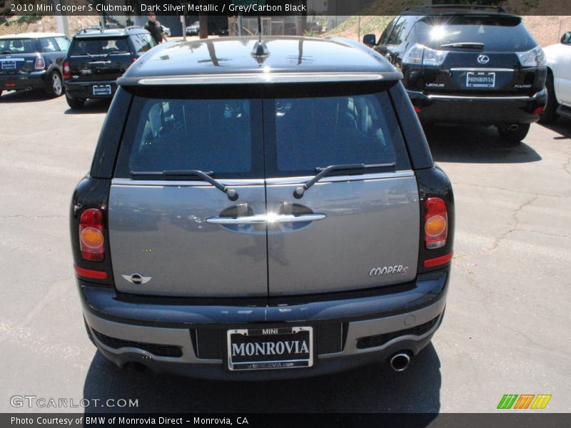 Dark Silver Metallic / Grey/Carbon Black 2010 Mini Cooper S Clubman