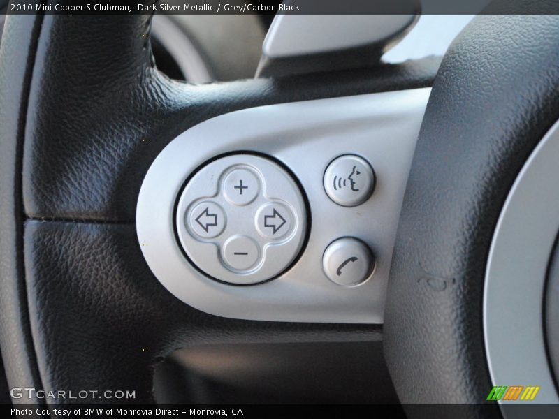 Dark Silver Metallic / Grey/Carbon Black 2010 Mini Cooper S Clubman