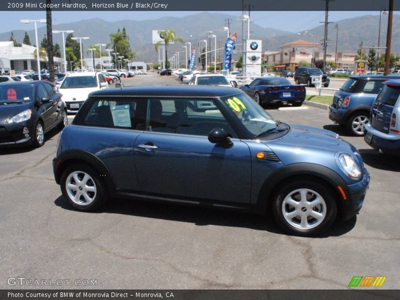 Horizon Blue / Black/Grey 2009 Mini Cooper Hardtop