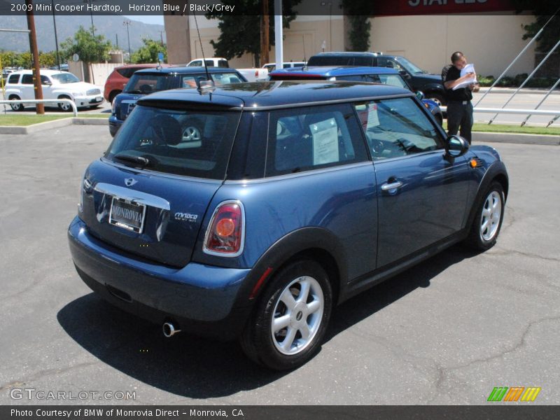 Horizon Blue / Black/Grey 2009 Mini Cooper Hardtop