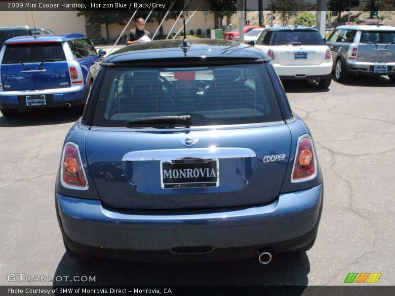 Horizon Blue / Black/Grey 2009 Mini Cooper Hardtop