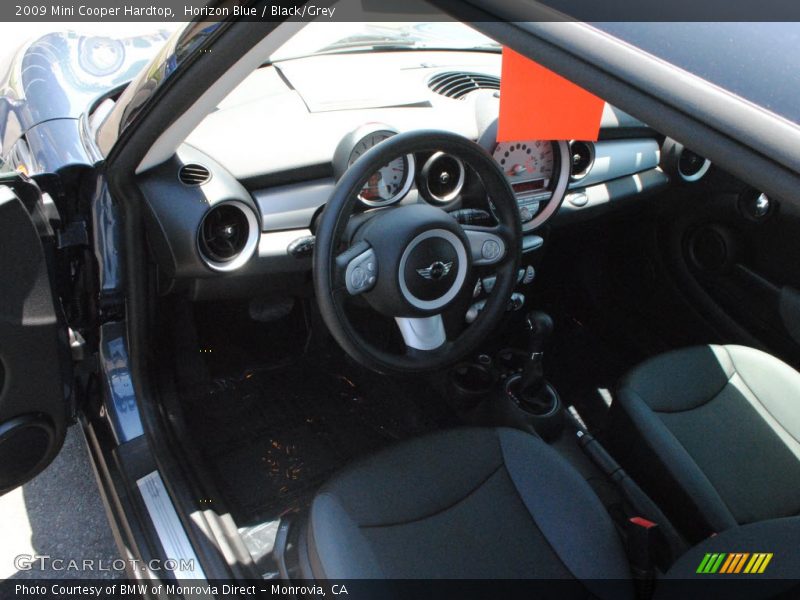 Horizon Blue / Black/Grey 2009 Mini Cooper Hardtop