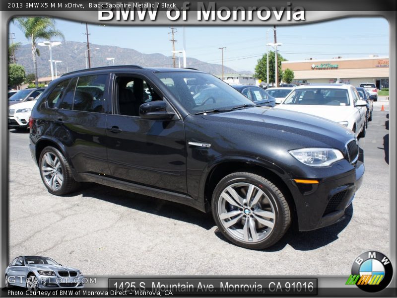 Black Sapphire Metallic / Black 2013 BMW X5 M M xDrive