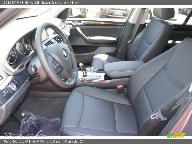 Space Gray Metallic / Black 2013 BMW X3 xDrive 28i