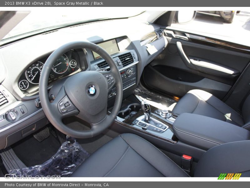 Space Gray Metallic / Black 2013 BMW X3 xDrive 28i