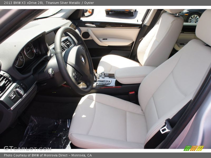 Titanium Silver Metallic / Oyster 2013 BMW X3 xDrive 28i